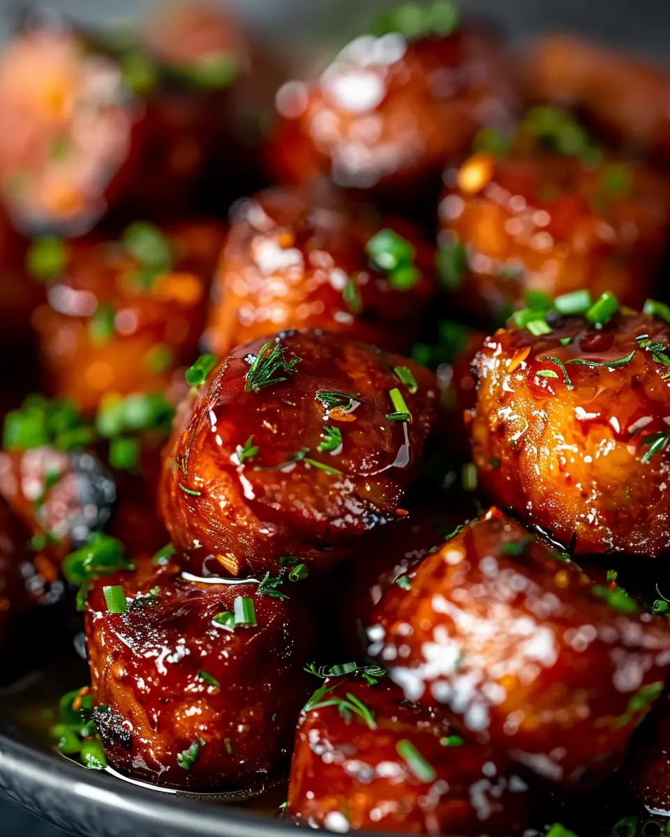 Slow Cooker Honey BBQ Kielbasa Bites Recipe